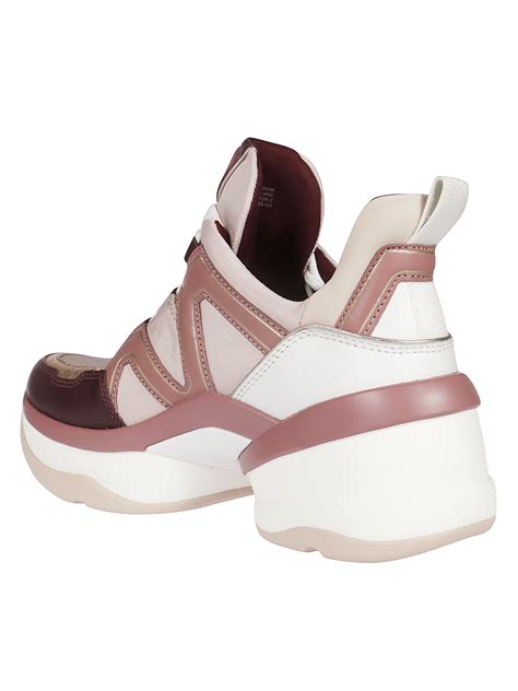 michael kors olympia sneakers pink|michael kors olympia sneakers black.